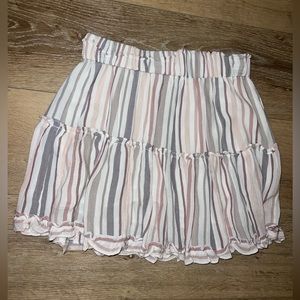 Olivaceous mini skirt